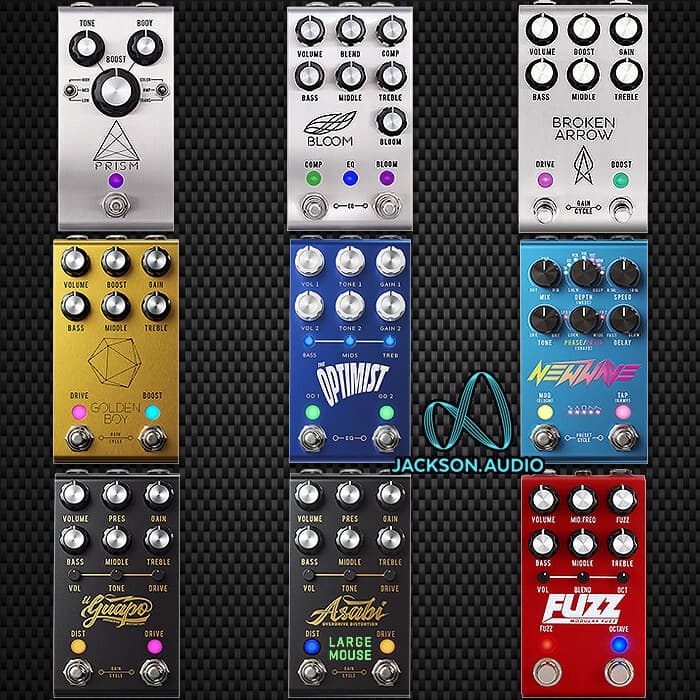 Jackson Audio boutique guitar pedals collection